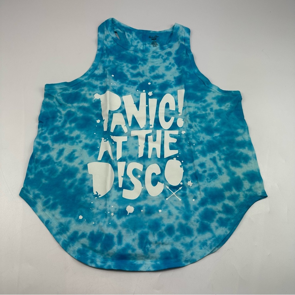 Manhead panic a the disco tank top distressed shirt